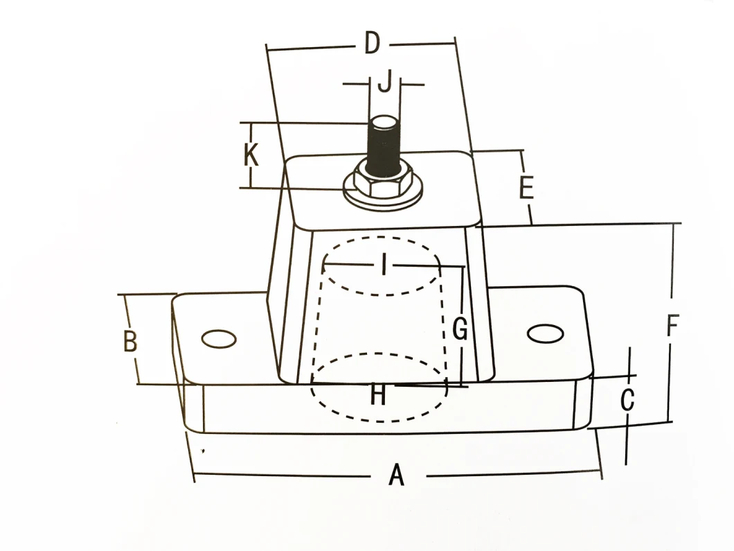 High Quality Rubber Anti Vibration Damper Air Conditioner Mount